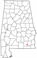 Location of Enterprise, Alabama