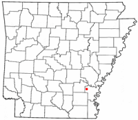 Location of Dumas, Arkansas