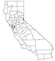 Location of Danville, California