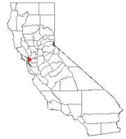 Location of El Sobrante, California