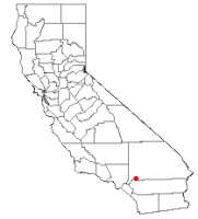 Location of Grand Terrace, California