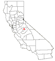 Location of Mariposa, California