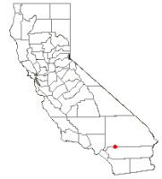 Location of Yucaipa, California