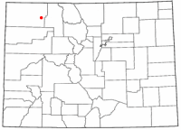 Location of Craig, Colorado