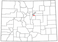 Location of Lone Tree, Colorado