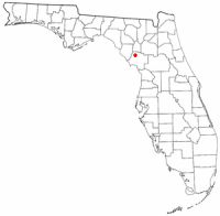 Location of Chiefland, Florida