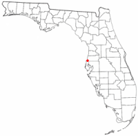Location of Holiday, Florida