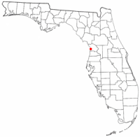 Location of Homosassa, Florida