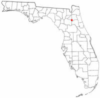Location of Keystone Heights, Florida