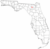 Location of Lake City, Florida