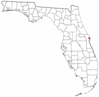 Location of Merritt Island, Florida