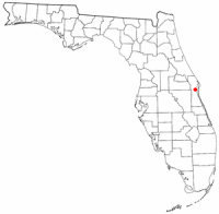 Location of Rockledge, Florida