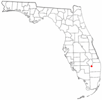 Location of South Bay, Florida