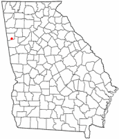 Location of Bremen, Georgia