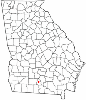 Location of Sparks, Georgia