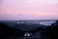 View overlooking Pearl Harbor and Aloha Stadium from the Aiea Heights neighborhood of Aiea