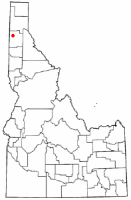 Location of Rathdrum, Idaho