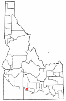 Location of Wendell, Idaho