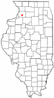 Location of Prophetstown, Illinois
