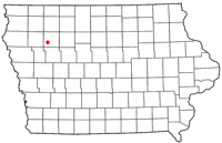 Location of Alta, Iowa
