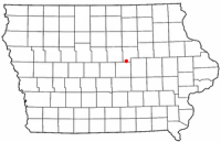 Location of Conrad, Iowa