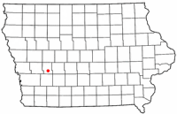Location of Exira, Iowa