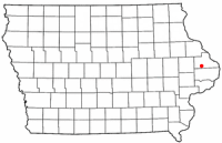 Location of Maquoketa, Iowa