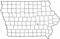 Location of Montezuma, Iowa