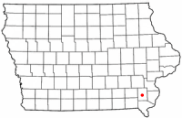 Location of MountPleasant, Iowa
