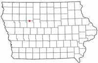 Location of Pomeroy, Iowa