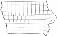 Location of Wall Lake, Iowa