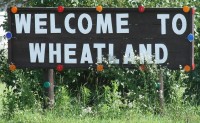 Wheatland Iowa 20090712 Welcome Sign