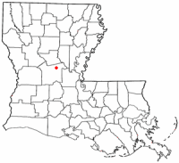 Location of Pineville, Louisiana