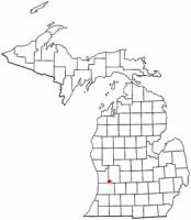 Location of Byron Center, Michigan
