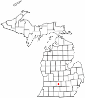 Location of Charlotte, Michigan