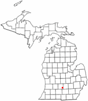 Location of Eaton Rapids, Michigan