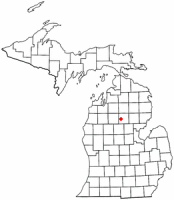 Location of Houghton Lake, Michigan