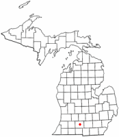 Location of Marshall, Michigan