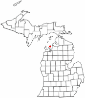 Location of Northport, Michigan