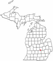 Location of Perry, Michigan