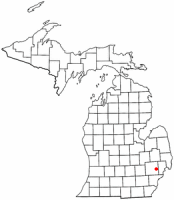 Location of Rochester Hills, MI