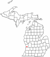 Location of Zeeland within Michigan
