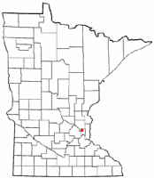Location of Arden Hills, Minnesota