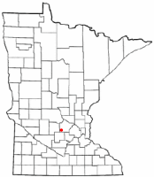 Location of Cokato, Minnesota