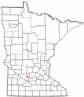 Location of Hector, Minnesota