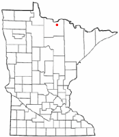 Location of Littlefork, Minnesota