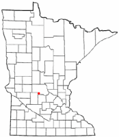 Location of Paynesville, Minnesota