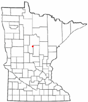 Location of Pine River, Minnesota