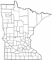 Location of Sauk Centre, Minnesota