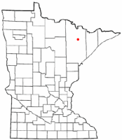 Location of Tower, Minnesota